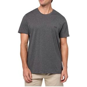 HUGO BOSS Charcoal Grey Short Sleeve Tee Size S Crewneck Cotton Basic